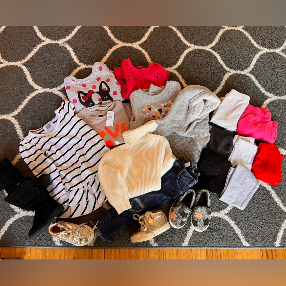 Toddler girl clothes and shoes